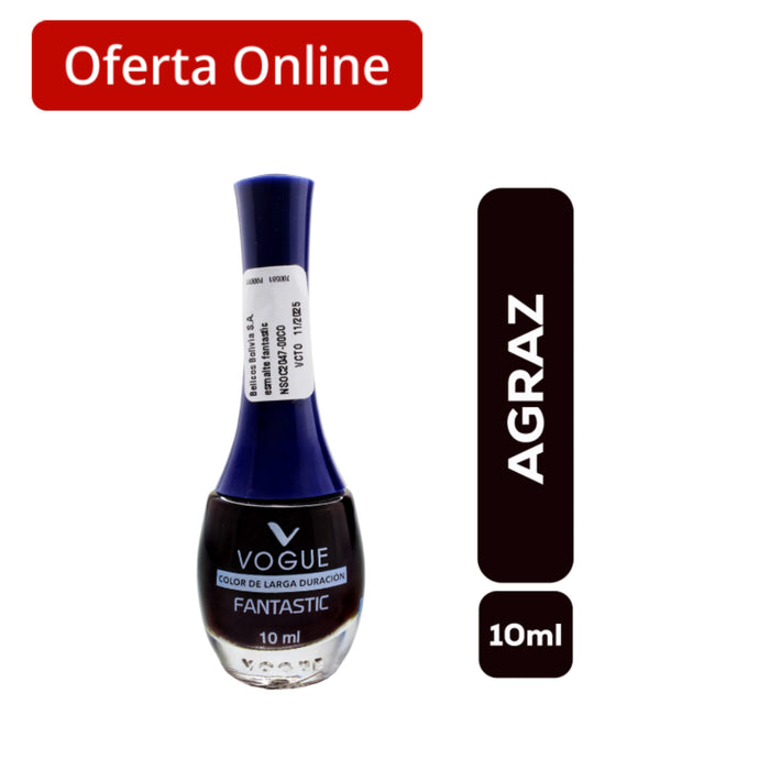 Esmalte  Vogue Fantastic Nu Agraz 42 X 10Ml