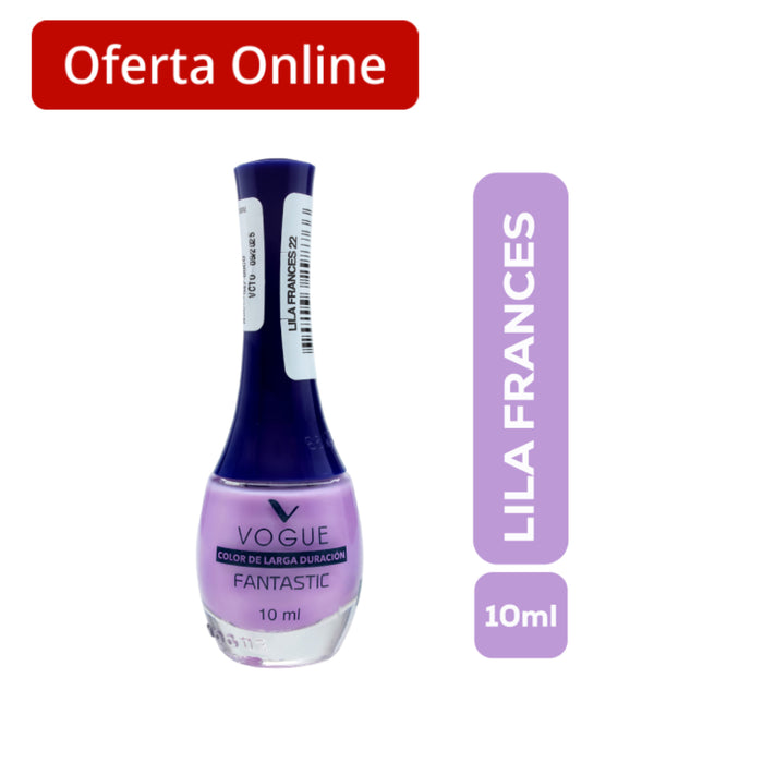Esmalte Vogue Fantastic Nu Lila Fran 22 X 10Ml