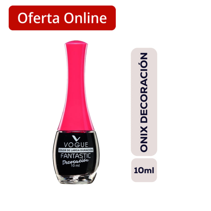 Esmalte Vogue Fantastic Onix Decoración 44 X 10Ml