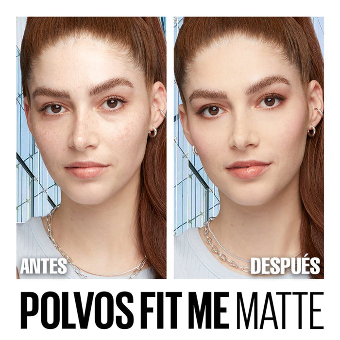 Polvo Maybelline Fit Me - Tono 220 Natural Beige X 12G