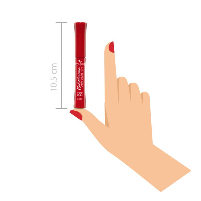 Labial Vogue Liquido Colorissimo Amaranto X 5Ml