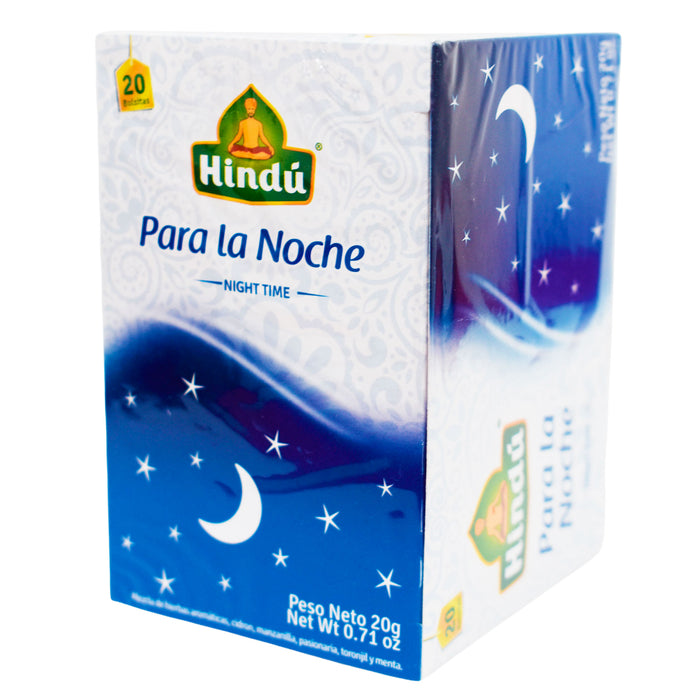 Hindu Te Descanso Natural Para La Noche X 20 Unidades