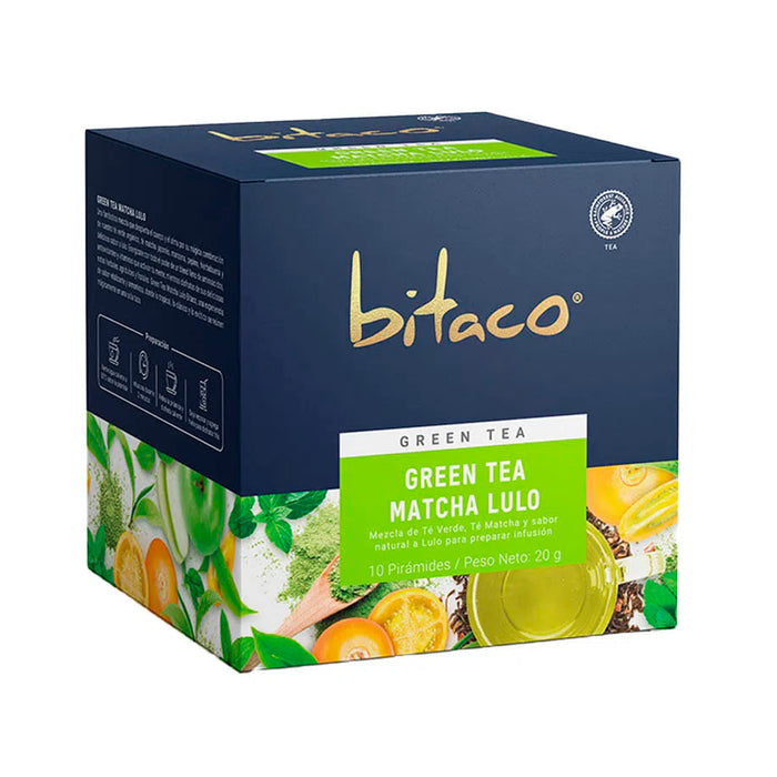 Bitaco Te Verde Matcha Lulo X 10 Unidades