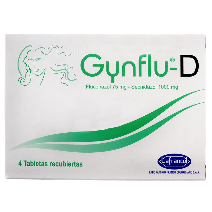 Gynflu-D Fluconazol 75Mg Y Secnidazol 100Mg X Tableta