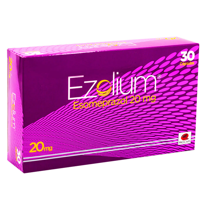 Ezolium 20Mg Esomeprazol Y Bicarbonato X Capsula