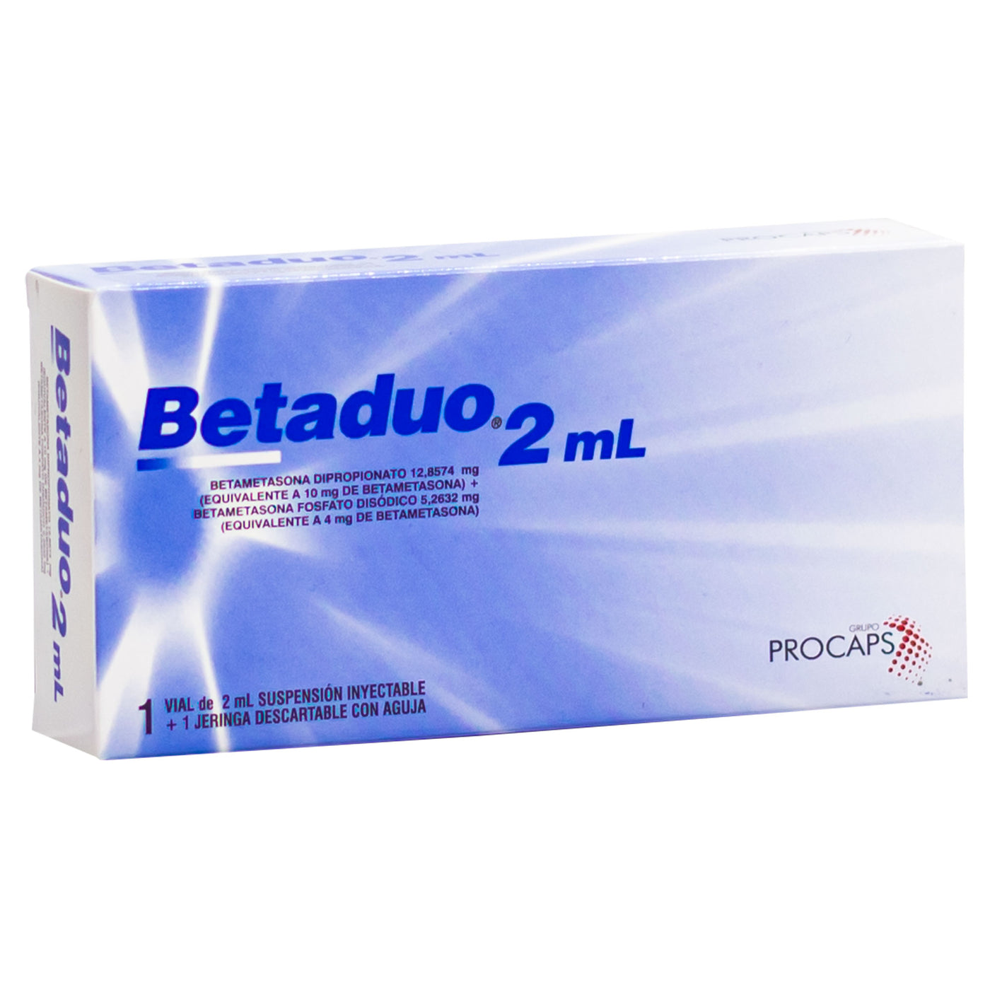 Betaduo 2Ml Betametasona Dipropionato+Fosfato X 1 Vial + Jeringa— Farmacorp