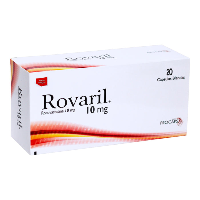 Rovaril 10Mg Rosuvastatina X 20 Capsulas Blandas