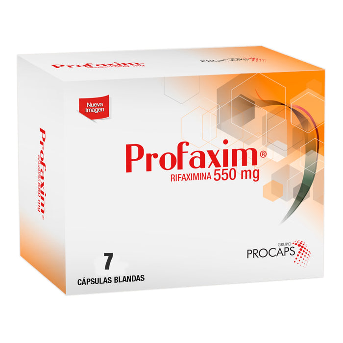 Profaxim 550Mg Rifaximina X 7 Capsulas Blandas