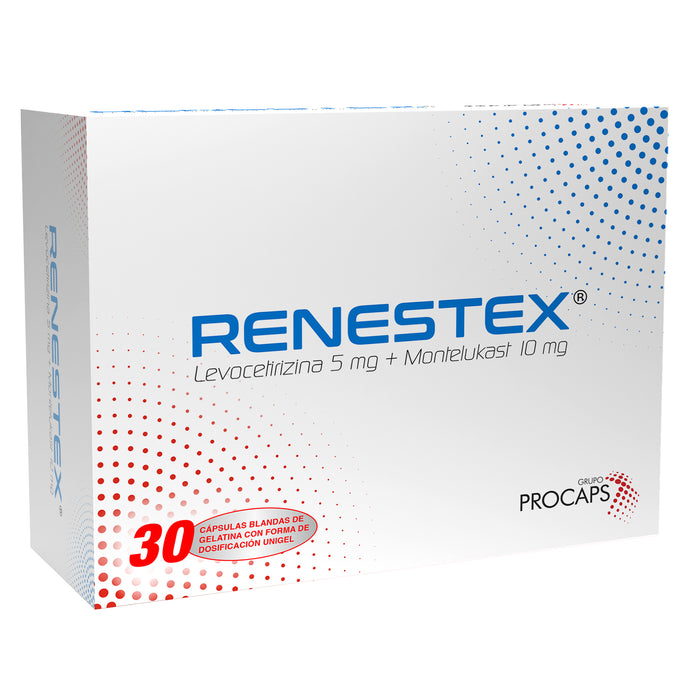 Renestex 5 10Mg Levocetiricina Motelukast X Capsula Blanda