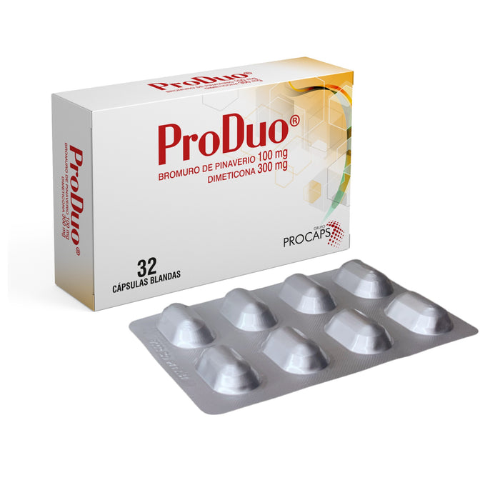 Produo Bromuro De Pinaverio / Di Meticona X Cápsula Blanda