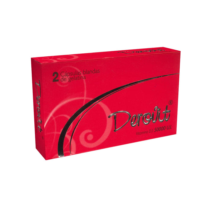 Derovit 50000Ui Vitamina D3 X Capsula Blanda