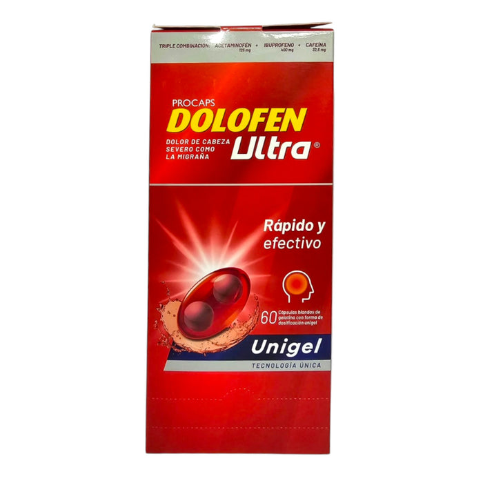 Dolofen Ultra Unigel X Capsula Blanda