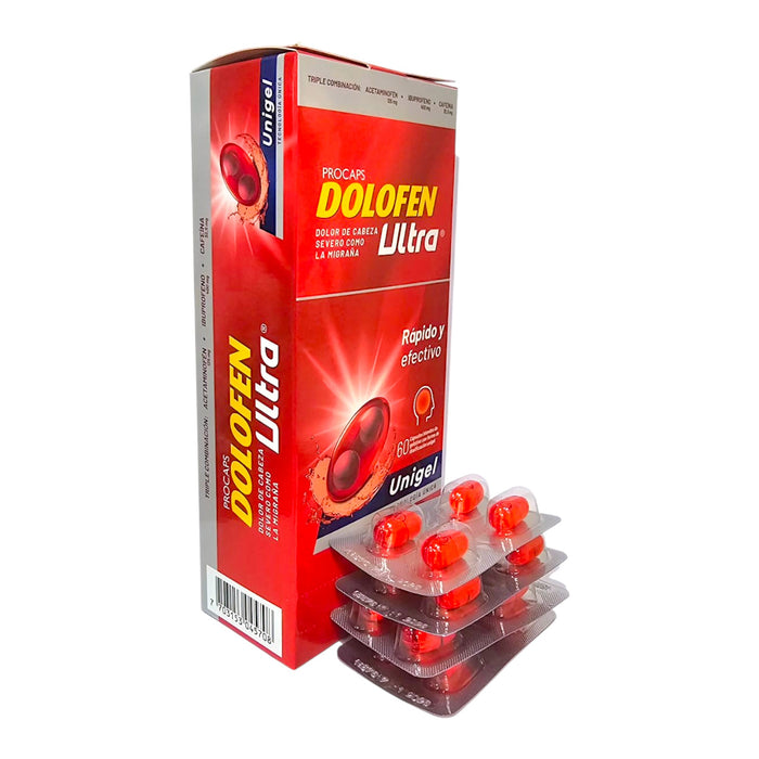 Dolofen Ultra Unigel X Capsula Blanda