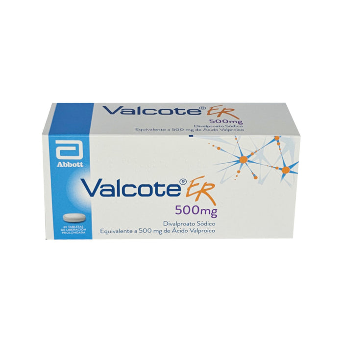 Valcote Er Divalproato Sódico 500Mg X Tableta
