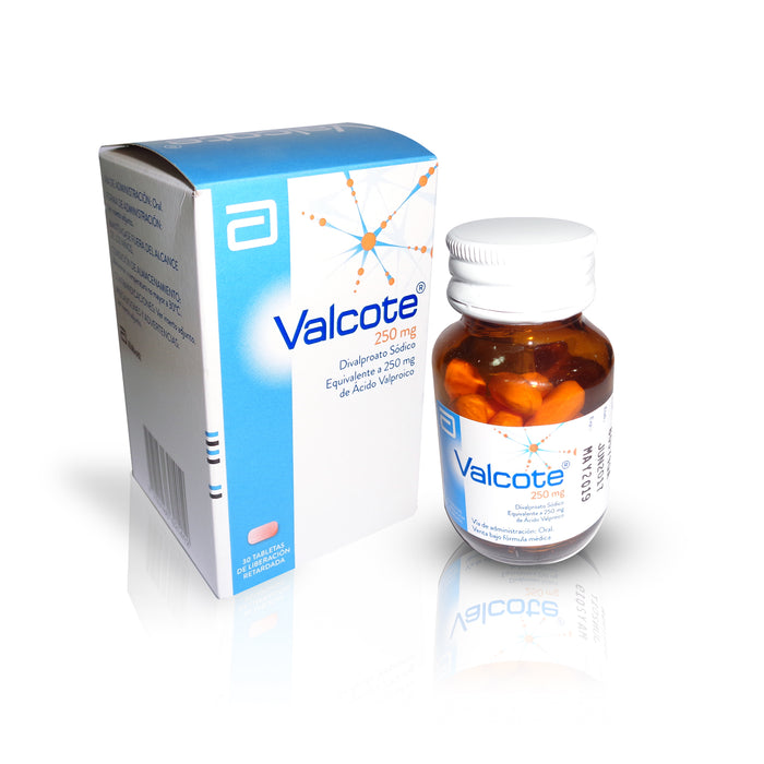 Valcote 250Mg Divalproato Sodico X Tableta