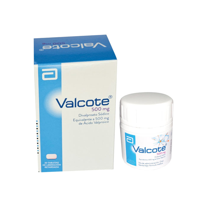 Valcote Divalproato Sódico 500Mg X Tableta