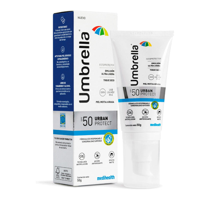 Protector Solar Umbrella Urban Spf50 Emulsión X 50G