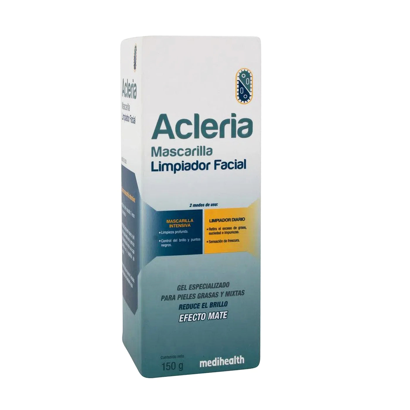 Acleria Mascarilla Limpieza Facial Gel Efecto Mate X 150Gr— Farmacorp