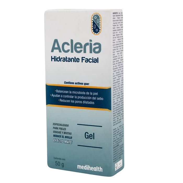 Acleria Hidratante Facial Gel Efecto Mate X 50G