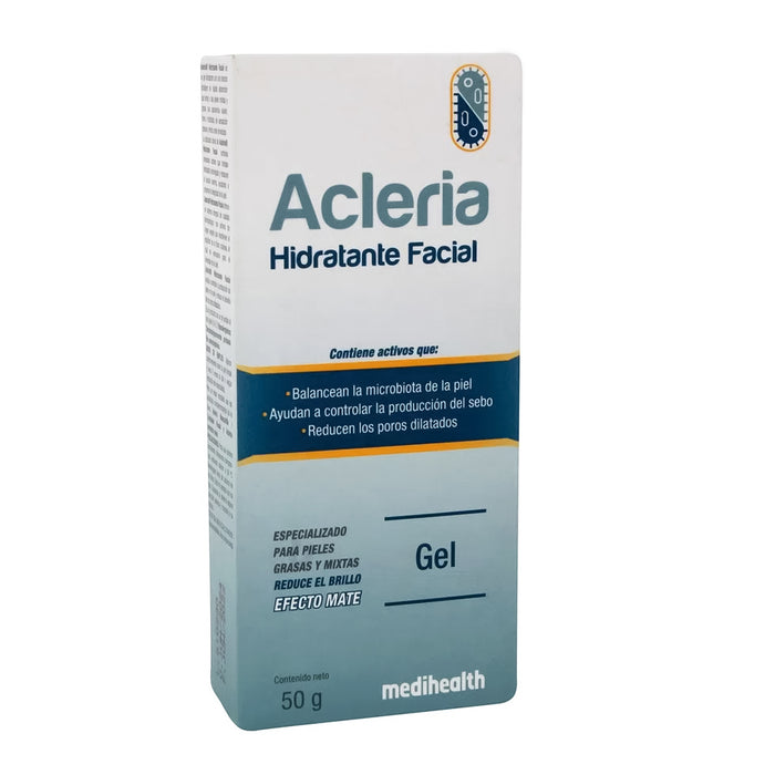 Acleria Hidratante Facial Gel Efecto Mate X 50G