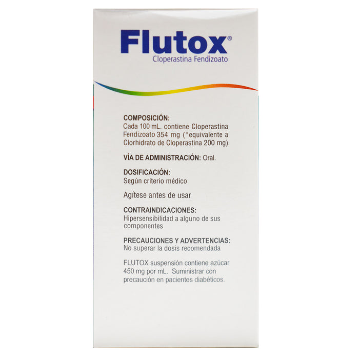 Flutox 200Mg Ml Suspension X 120Ml Cloperastina