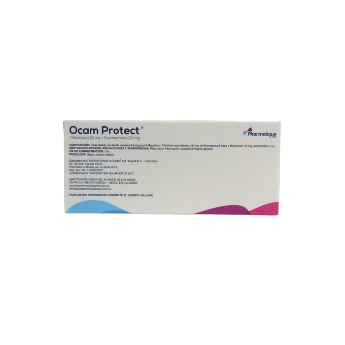 Ocam Protect Meloxicam Esomeprazol X 10 Tab