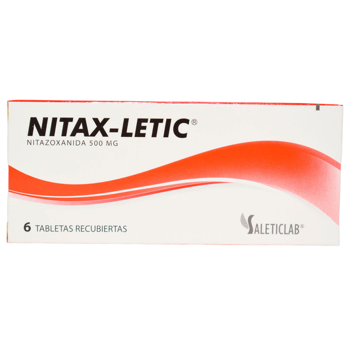 Nitax - Letic Nitazoxanida 500Mg Farmacorp X Tableta