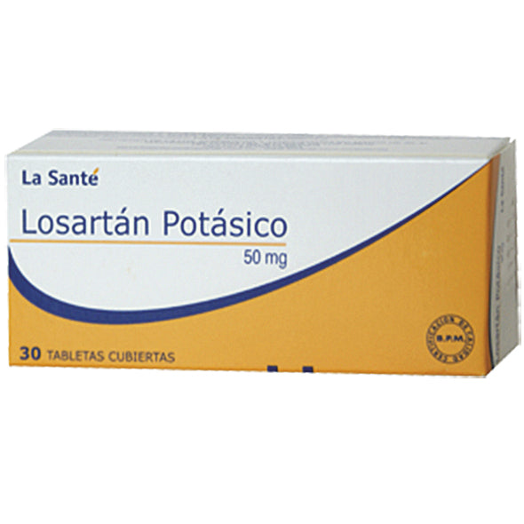 Losartan Potasico 50Mg X Tableta