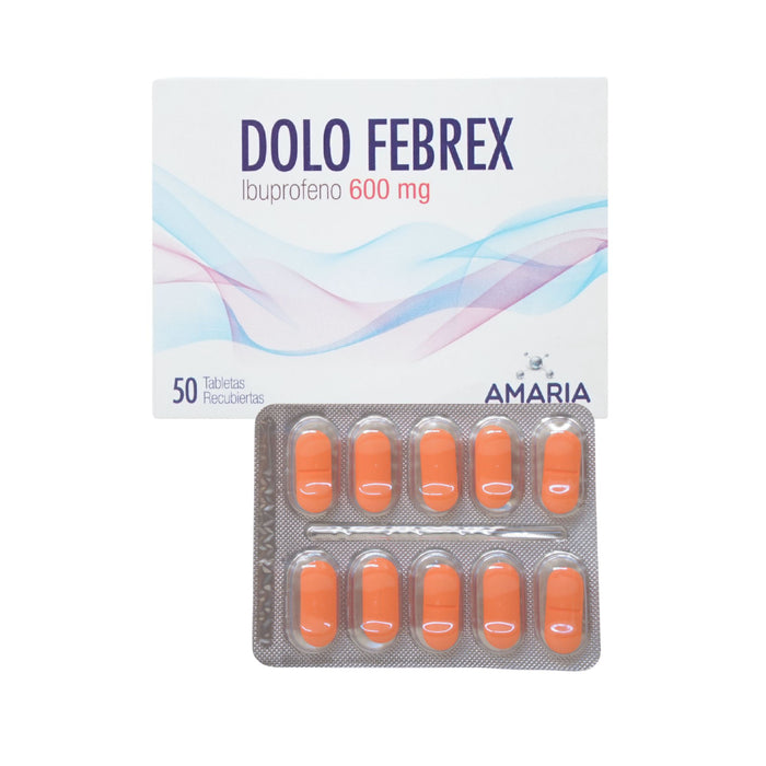 Dolo Febrex Ibuprofeno 600Mg Amaria X Tableta