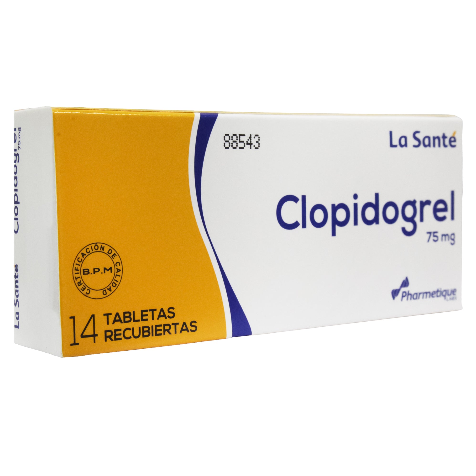 Clopidogrel 75Mg X Tableta Farmacorp