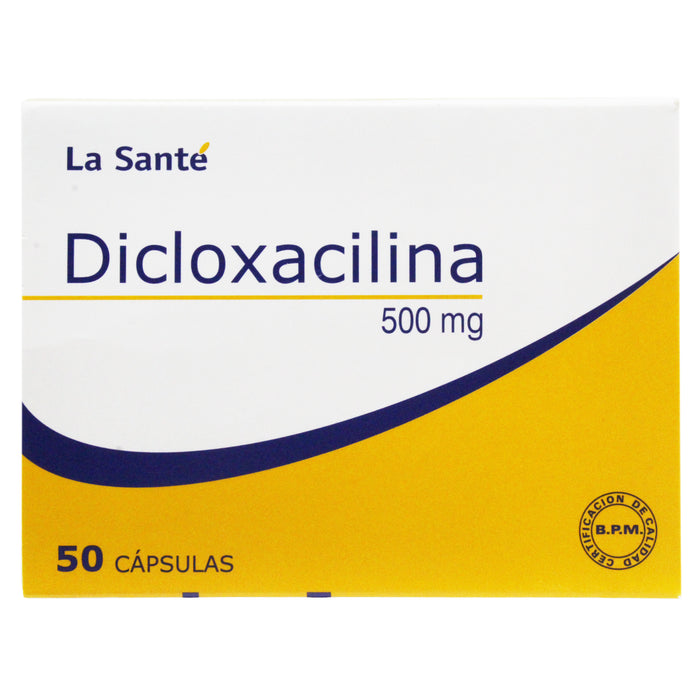 Dicloxacilina 500Mg X Capsula