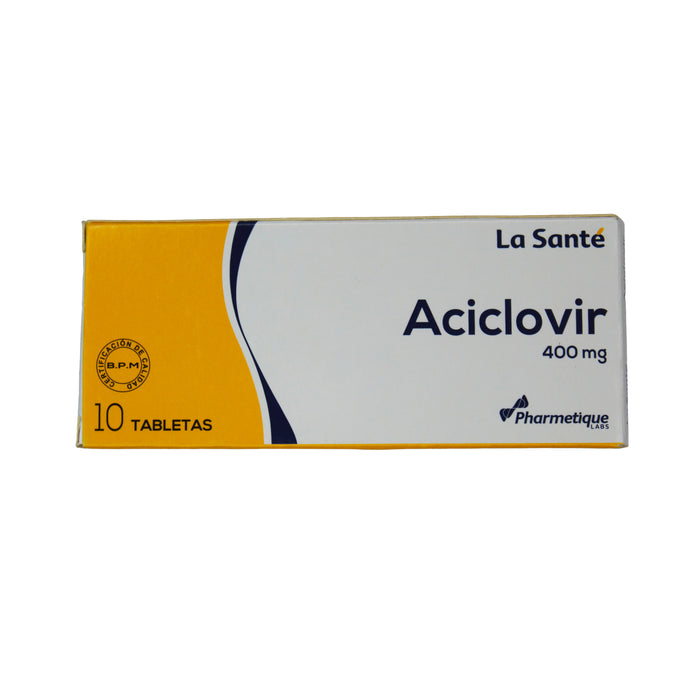 Aciclovir 400Mg X 10 Tab (La Sante)