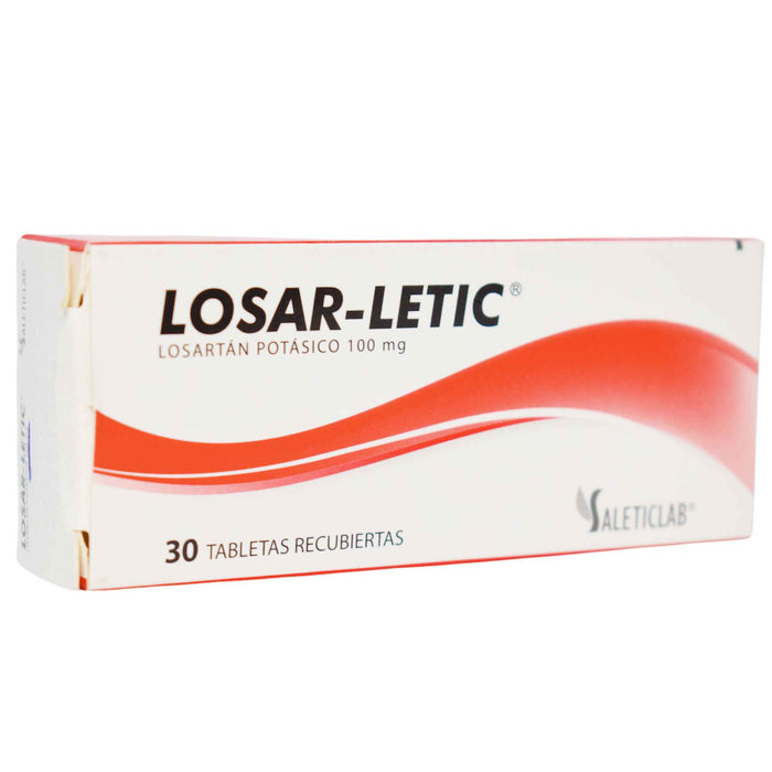 Losar - Letic 100Mg Losartan Farmacorp X Tableta