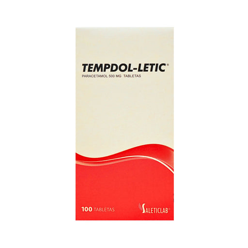 Tempdol-Letic Paracetamol 500Mg Farmacorp X Tableta