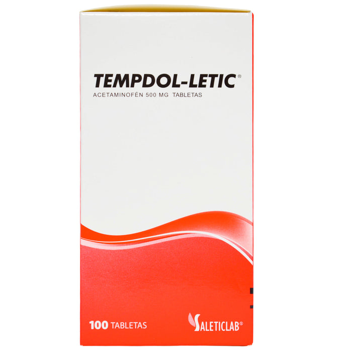 Tempdol-Letic Acetaminofeno 500Mg Farmacorp X Tableta