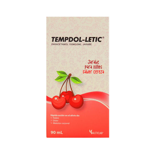 Tempdol - Letic 150Mg/5Ml Paracetamol Farmacorp Jarabe X 90Ml