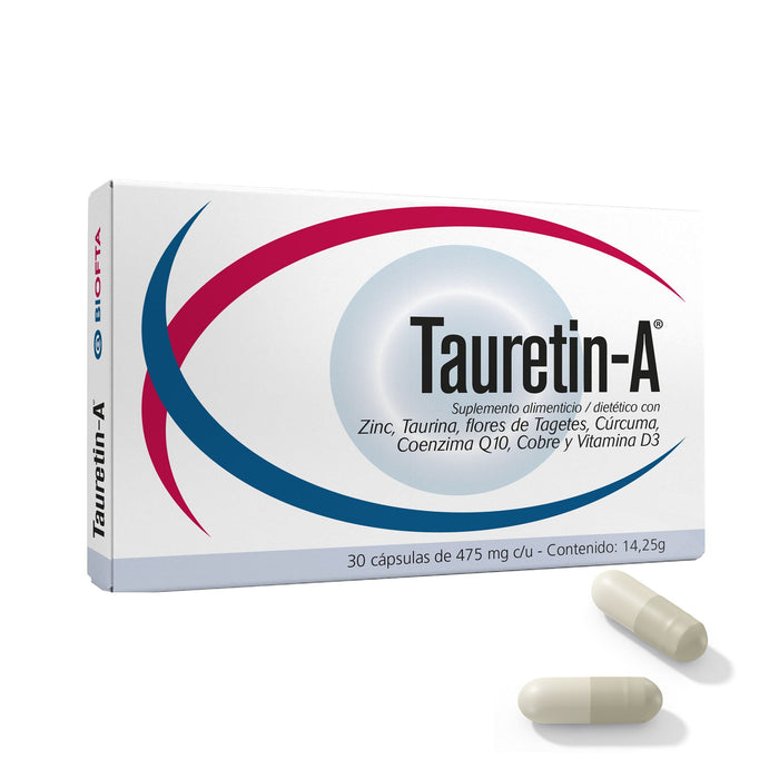 Suplemento Alimenticio Tauretin A Mantenimiento Visual Normal X Capsula
