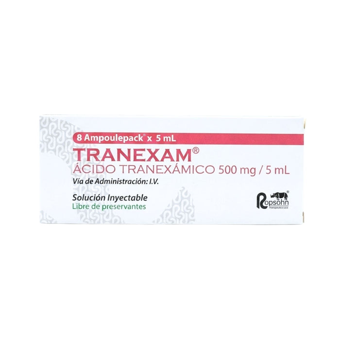 Tranexam 500Mg Ácido Tranexámico Iv X Ampolla 5Ml