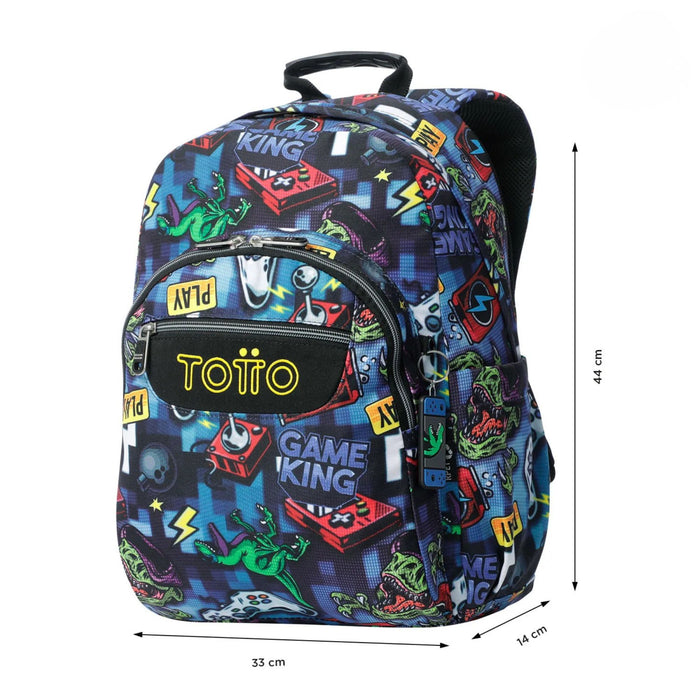 Mochila Totto Morral Acuarela Porta Pc 14