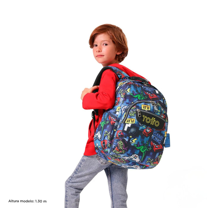 Mochila Totto Morral Acuarela Porta Pc 14