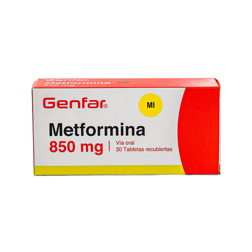 Genfar Metformina 850Mg X Tableta