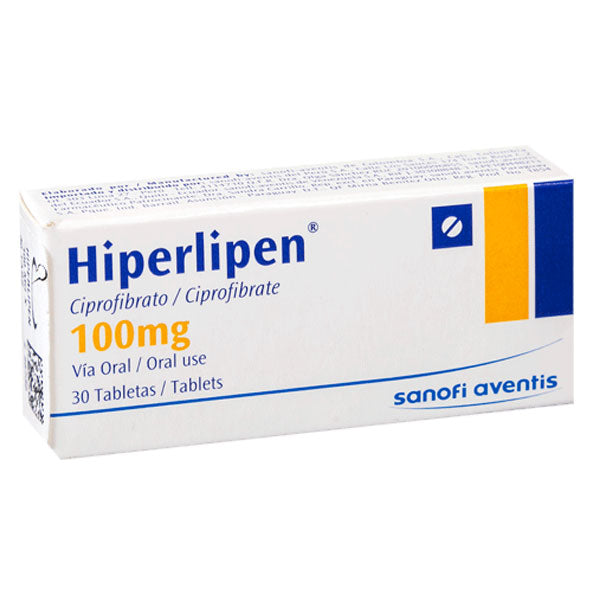 Hiperlipen 100Mg Ciprofibrato X Tableta