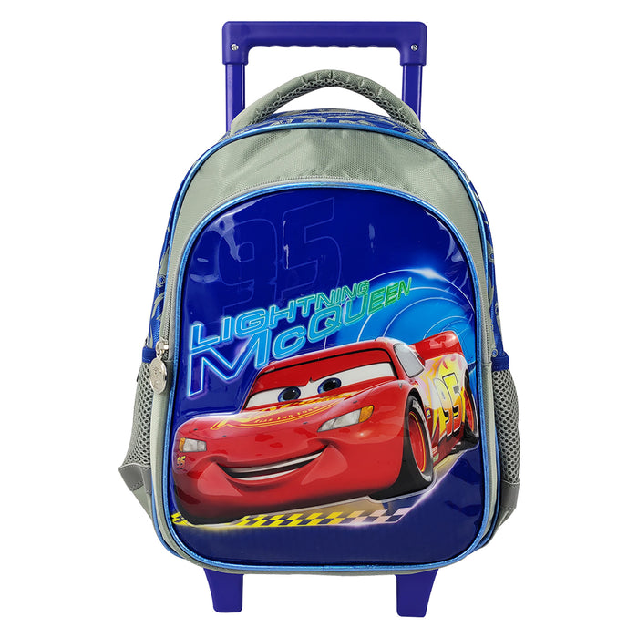 Mochila Con Rueda Disney Cars Para Niño Pvc 13