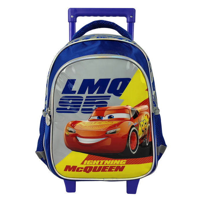 Mochila Con Rueda Disney Cars Para Niño Pvc 13