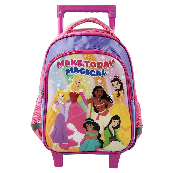 Mochila Con Rueda Disney Princesas Par Niña Pvc 13