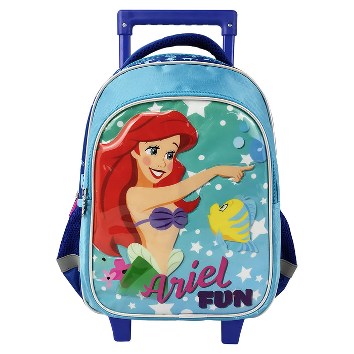 Mochila Con Rueda Disney Princesas Par Niña Pvc 13