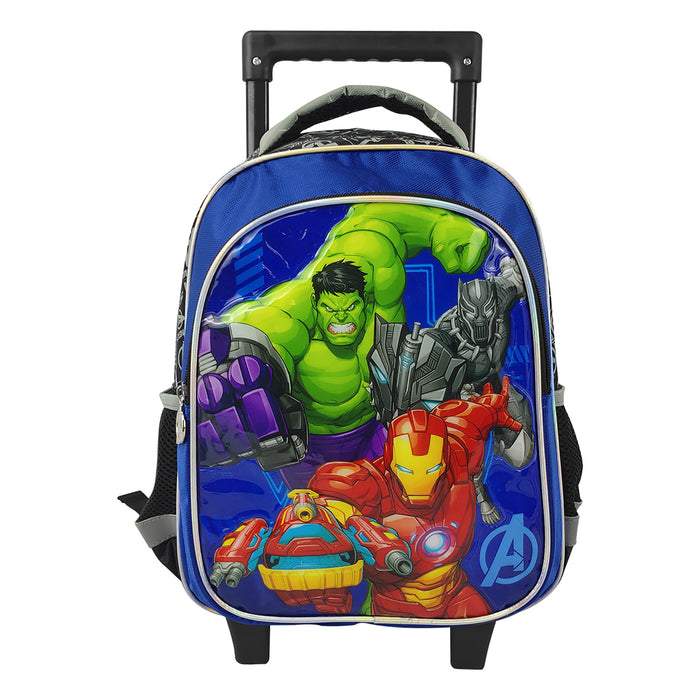 Mochila Con Rueda Marvel Avengers Para Niño Pvc 13