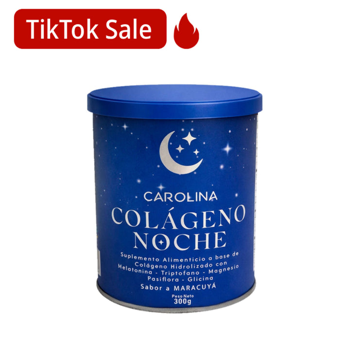 Colágeno Carolina Noche Lata Sabor Maracuyá X 300G