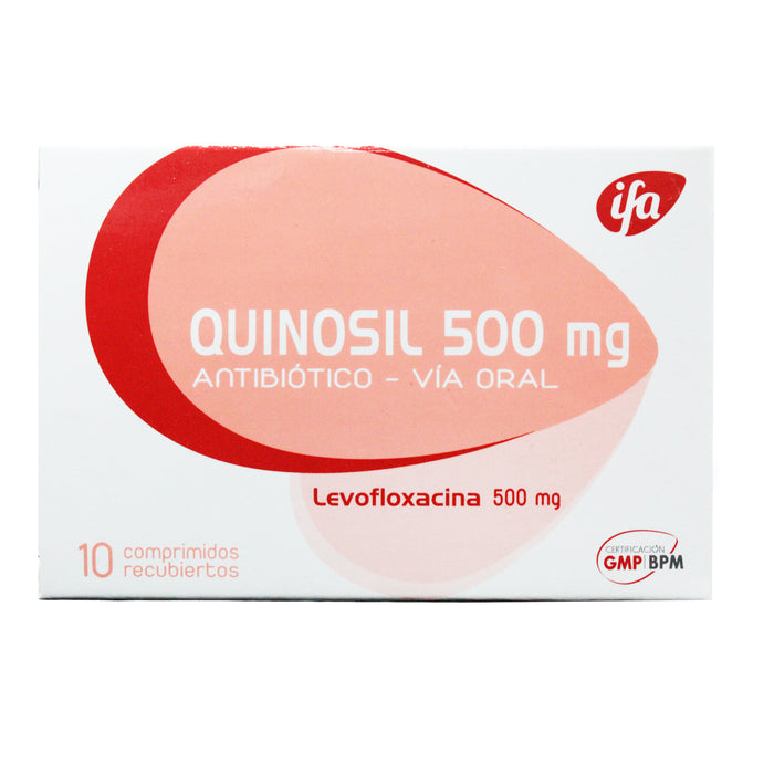 Quinosil Levofloxacina 500Mg X Tableta