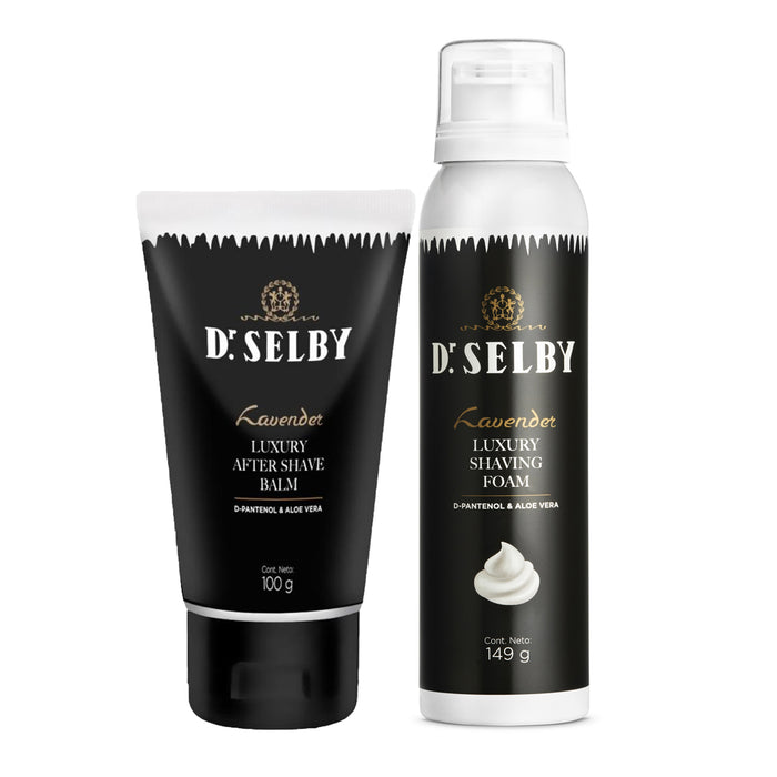 Pack Espuma De Afeitar + Bálsamo Lavender Dr. Selby